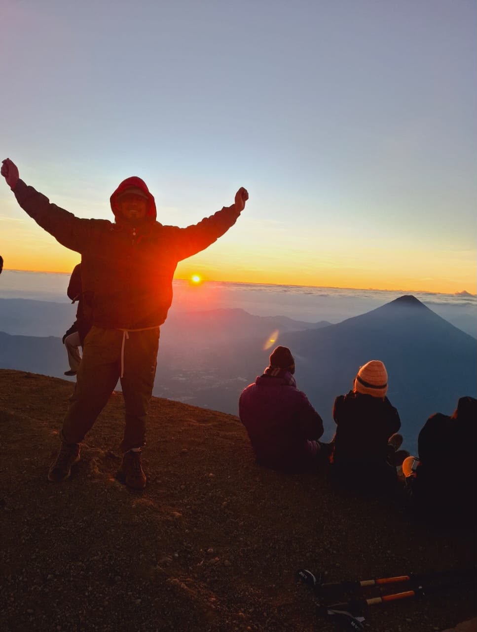 Amanecer en la cumbre