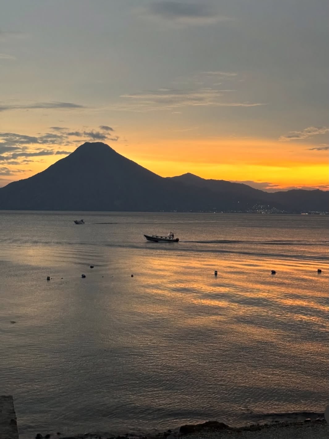 Atardecer en el Lago Atitlán